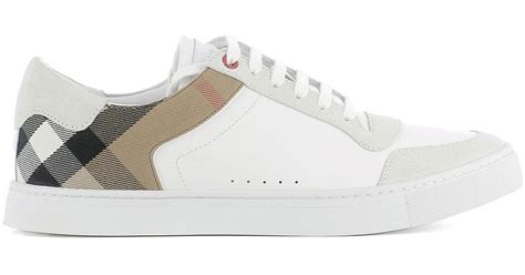 burberry mens white sneakers|burberry sneakers men price.